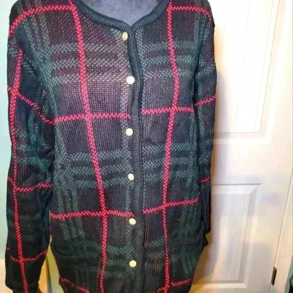 Liz baker button up 1X sweater